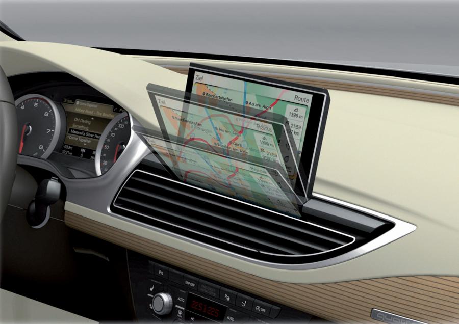 Детали интерьера Audi Sportback Concept 2009 года  (фото 44 из 56)